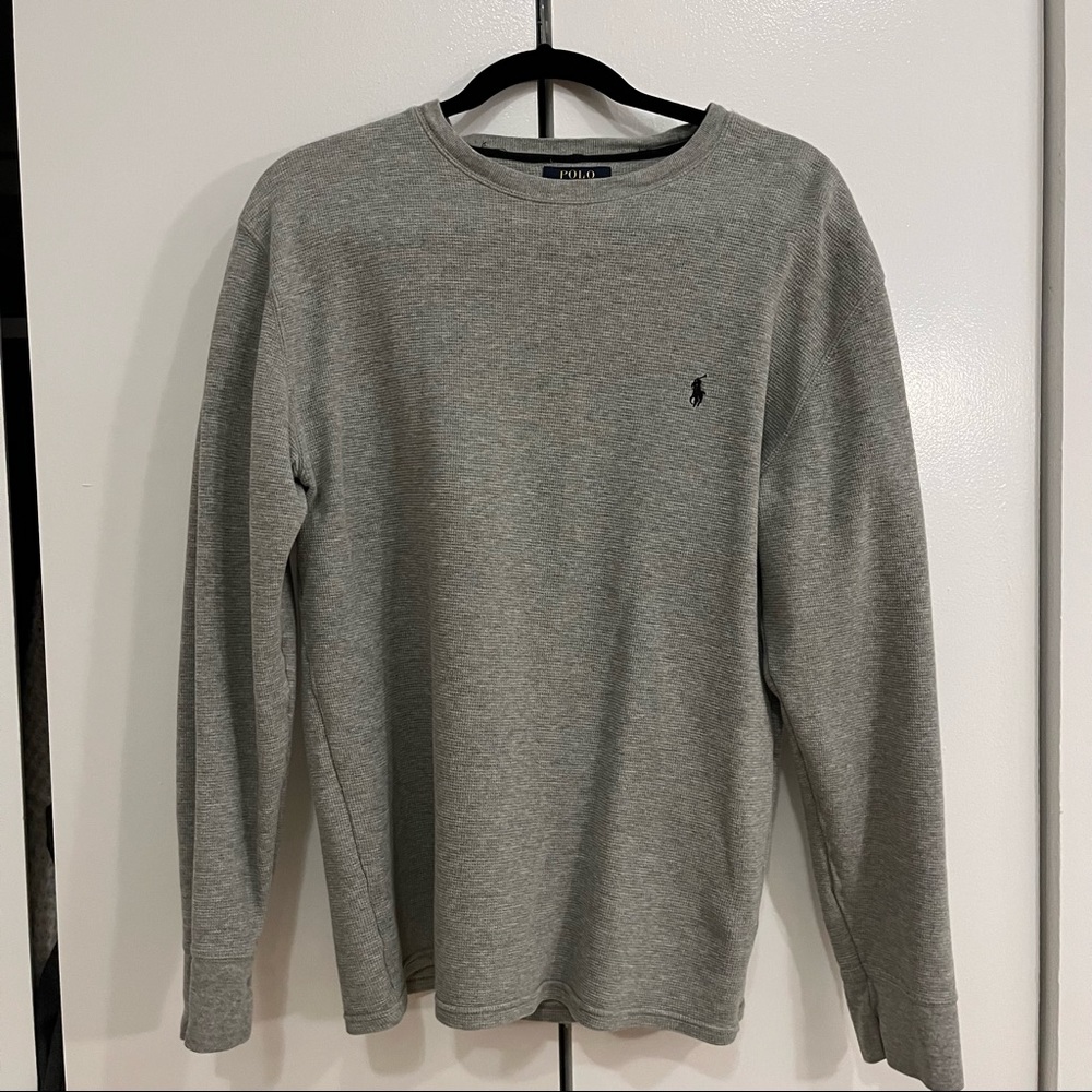 Polo Ralph Lauren Grey Cotton Sweater